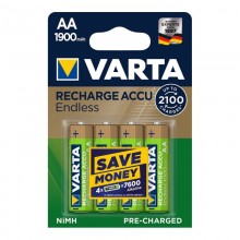 PILA VARTA RECARGABLE ACCU ENDLESS AA LR06 1900MAH PACK 4 UNI