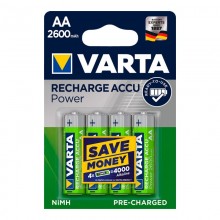 PILA VARTA RECARGABLE ACCU POWER AA LR06 2600MAH PACK 4UNI