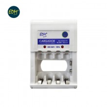 CARGADOR DE PILAS PARA: 4 PILAS AA - 4 PILAS AA/AAA O 1X9V