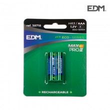 PILA RECARGABLE LR3 AAA 950MAH (BLISTER 2 PILAS)