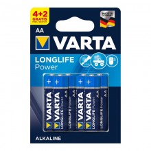 PILA ALKALINA LR-6 VARTA (BLISTER 6 PILAS 4+2)