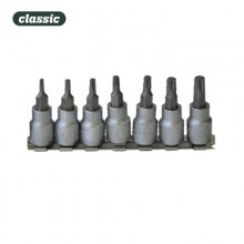 JUEGO BOCALLAVES 1/4" PUNTA TORX (7PCS) EK141