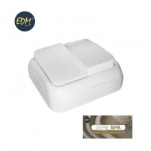 DOBLE INTERRUPTOR SUPERFICIE "SERIE SPA"(BOLSA BLISTER)