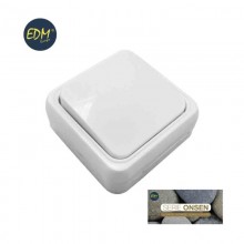 INTERRUPTOR SUPERFICIE "SERIE ONSEN"(BOLSA BLISTER) 6,5CMX6,5CM