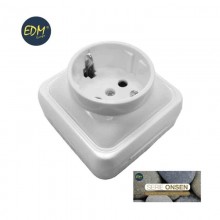 BASE SCHUKO T/TL SUPERFICIE "SERIE ONSEN"(BOLSA BLISTER)