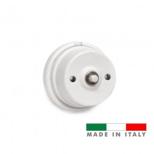MECANISMO PULSADOR TIMBRE PORCELANA SERIE VINTAGE 10A-250V