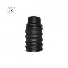 PORTALAMPARAS ROSCADO E-14 HOMOLOGADO NEGRO