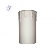 VELA GRANDE PARA PORTALAMPARAS E-27 BLANCO