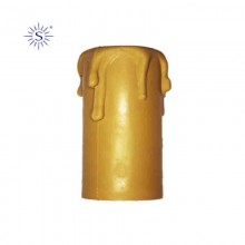 VELA GRANDE PARA PORTALAMPARAS E-27 CREMA