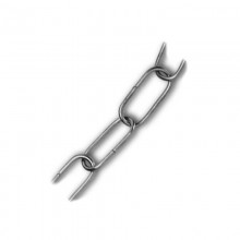 CADENA GENOVESA 21X47 Ø3,8MM HIERRO TROZO 100CM