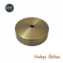 FLORON METALICO ORO VIEJO (Ø 9,85CM) KIT MONTAJE INCLUIDO