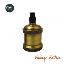 PORTALAMPARAS EDICION VINTAGE ORO VIEJO E27 (MAX .60W)