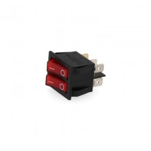 INTERRUPTOR DOBLE LUMINOSO EMPOTRADO 16 A