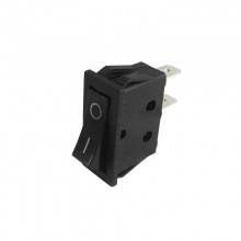 INTERRUPTOR ESTRECHO 15A 250V NEGRO