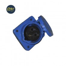 BASE EMPOTRAR CETAC 2 P+T AZUL 16A
