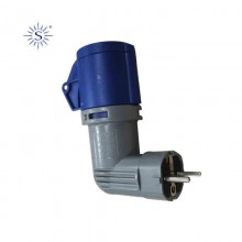 CLAVIJA ADAPTADOR SCHUKO A CETAC 2P+T A