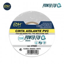 CINTA AISLANTE 25M X 25 MM BLANCA EDM