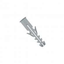 TACO NYLON GRIS CON COLLARIN Nº 5 (CAJA 100UNI)