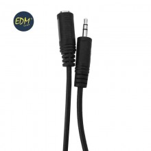 PROLONGADOR 3 MTS CABLE LISO JACK 3,5 STEREO MACHO A JACK 3,5M STEREO HEMBRA