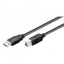 CABLE USB 3.0 A-B 1,8M NEGRO