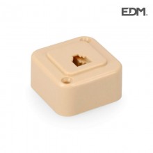 BASE SUPERFICIE TELEFONO SALIDA FRONTAL RETRACTILADO EDM