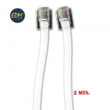 PROLONGACION TELEFONICA 2M 4 VIAS MACHO-MACHO EDM