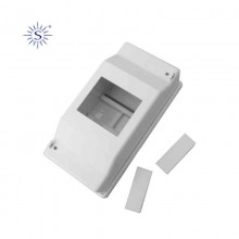 CAJA PARA DISTRIBUCIÓN HASTA 4 ELEMENTOS BLANCO 82X172X61MM