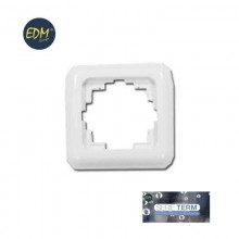 MARCO UN ELEMENTO EMPOTRAR "SERIE TERM" EDM(BOLSA BLISTER)