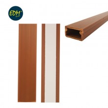 MINI CANAL ADHESIVA EDM 2MTS 19X11MM MADERA OSCURA (PRECIO POR METRO)