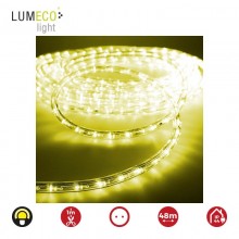 TUBO FLEXILED LED 2 VIAS FIJO 30LEDS/MTS AMARILLO LUMECO EURO/MTS