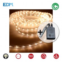 KIT FLEXILED 12MTS MULTIFUNCION BLANCO CALIDO EDM