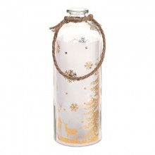 BOTELLA LED CON EFECTO ESTRELLA INTERIOR 31CM