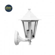 FAROL ALUMINIO PARED BLANCO 40,5XØ26,5CM EDM MOD. MARSELLA 100W IP44