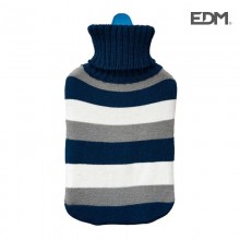 BOLSA DE AGUA RAYAS AZULES 2L
