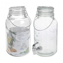 BOTE CRISTAL CON DISPENSADOR 4L