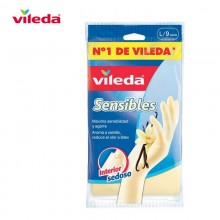 GUANTES SENSIBLES TALLA L 112169 VILEDA