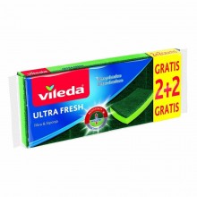 ESTROPAJO ULTRA FRESH 2+2 162187 VILEDA