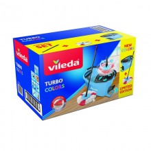 VILEDA COLORS TURBO - SET FREGONA GIRATORIA AZUL 158693 VILEDA