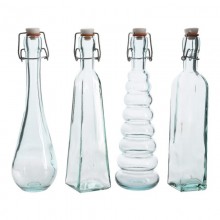 BOTELLA CLASICA 350ML CON TAPON 7X28CM MODELOS VARIOS