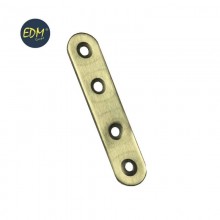 PLACA ACERO INOX 120X19X2MM