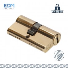 BOMBIN LATON 30+30MM TOTAL 60MM CON 5 LLAVES DE SEGURIDAD INCLUIDAS