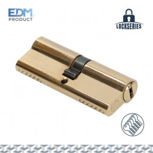 BOMBIN LATON 40+40MM TOTAL 80MM CON 5 LLAVES DE SEGURIDAD INCLUIDAS