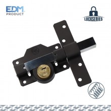 CERROJO SEGURIDAD NEGRO INCLUYE 5 LLAVES