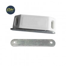 IMAN PARA PUERTA BLANCO (DOS PIEZAS) 75X18MM