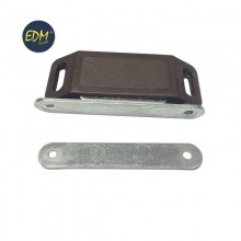 IMAN PARA PUERTA MARRON (DOS PIEZAS) 75X18MM