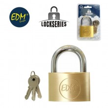 CANDADO LATON ARCO NORMAL 50X30MM BLISTER
