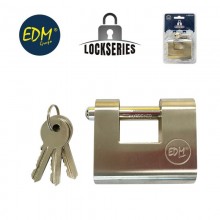 CANDADO LATON REFORZADO DE SEGURIDAD 60,5X53X25,5MM BLISTER