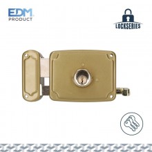 CERRADURA IZQUIERDA 120MM 3 LLAVES INCLUIDAS