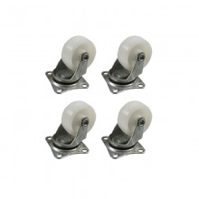 SET 4 RUEDAS 32MM BLANCAS
