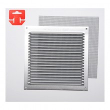 REJILLA C/MOSQ ALUM 0.6 NATURAL 170X170MM (G)